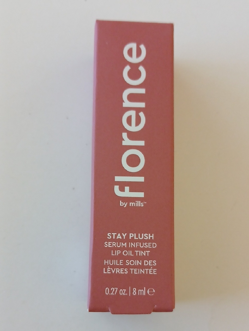 Florence Stay Plush Serum-Infused Lip Oil Tint — Bahama Mama